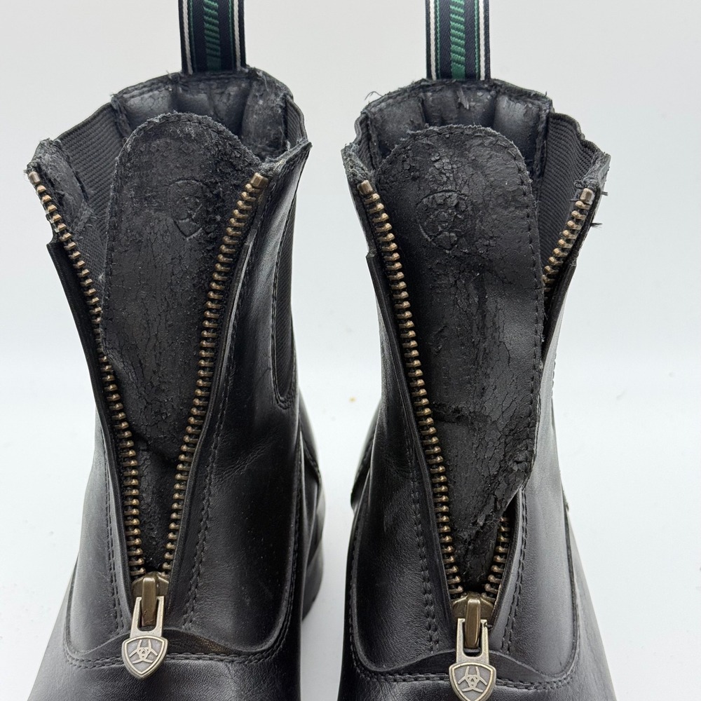 Ariat Heritage IV Zip Paddock Boots Equestrian Womens 8B Black - Picture 8 of 12